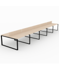 【Mesa de trabajo Bench Modern de 10 puestos ML】Mejor Calidad y Precio