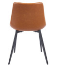 Silla tapizada en similpiel MADRIGAL