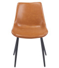 Silla tapizada en similpiel MADRIGAL