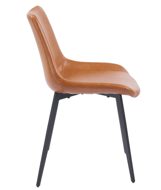Silla tapizada en similpiel MADRIGAL