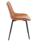 Silla tapizada en similpiel MADRIGAL