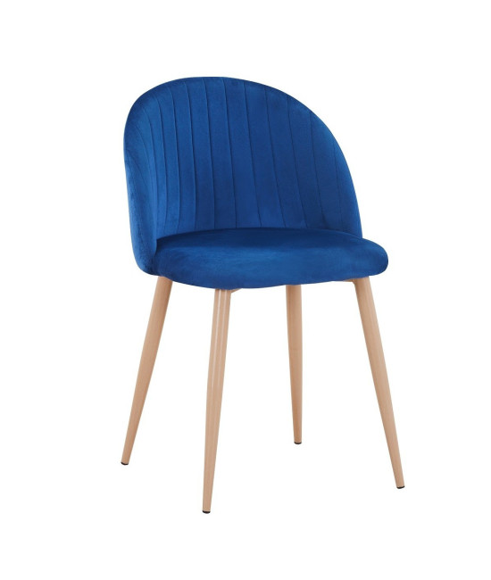 【Silla de metal tapizada en terciopelo VELVET 】Compra Mejor Precio