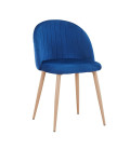 【Silla de metal tapizada en terciopelo VELVET 】Compra Mejor Precio