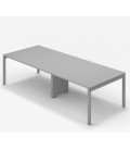 Mesa de reunión SERIE 6000 ESTRUCTURA GRIS- Mejor calidad y precio