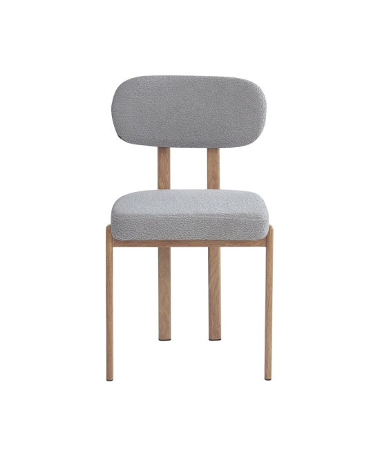 Silla tapizada en tejido bouclé, MESINA. Mejor calidad y precio
