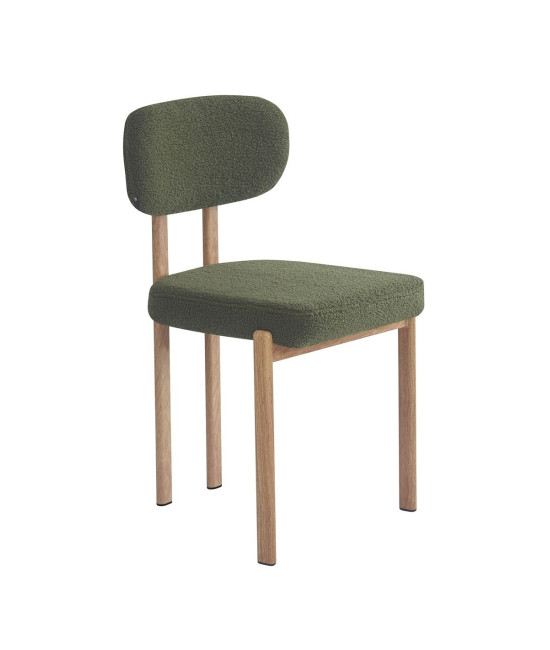 Silla tapizada en tejido bouclé, MESINA. Mejor calidad y precio