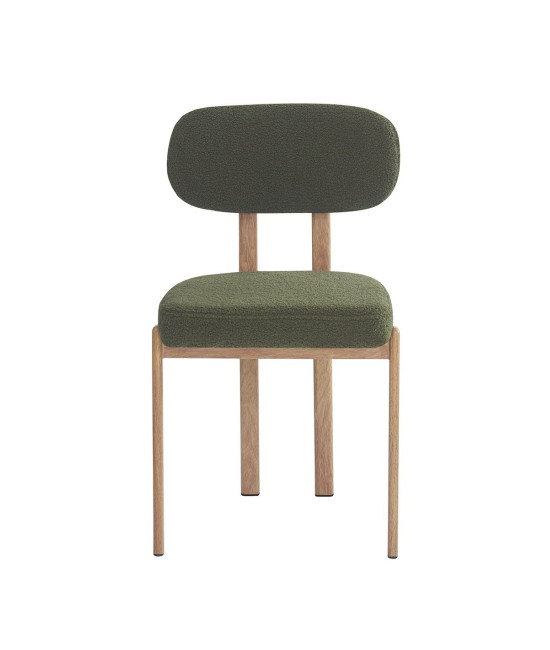 Silla tapizada en tejido bouclé, MESINA. Mejor calidad y precio