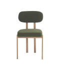 Silla tapizada en tejido bouclé, MESINA. Mejor calidad y precio