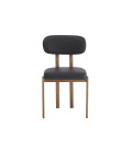 Cópia de Silla tapizada en tejido bouclé, MESINA