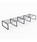 【Mesa de trabajo Bench Modern de 8 puestos ML】Mejor Calidad y Precio