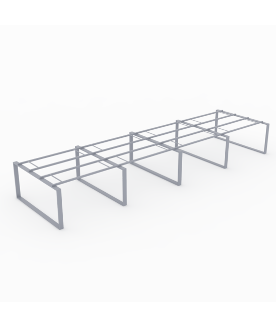 【Mesa de trabajo Bench Modern de 8 puestos ML】Mejor Calidad y Precio