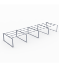 【Mesa de trabajo Bench Modern de 8 puestos ML】Mejor Calidad y Precio