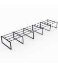 【Mesa de trabajo Bench Modern de 10 puestos ML Sin Separador】Mejor Calidad y Precio