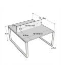 【Mesa de trabajo Bench Modern Inicial ML】Mejor Calidad y Precio