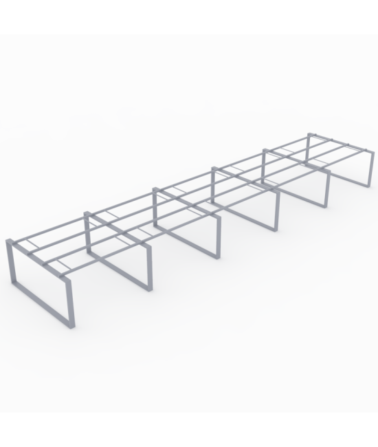 【Mesa de trabajo Bench Modern de 10 puestos ML Con Separador】Mejor Calidad y Precio