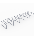 【Mesa de trabajo Bench Modern de 10 puestos ML Con Separador】Mejor Calidad y Precio