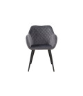 Comprar butaca Rolando para sala de espera en metal y tapizado velvet