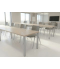 Mesa de formação em LINHA 280x60 cm. A melhor relação qualidade-preço.