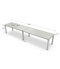 Mesa de formación en LINEA 280X60 CMS. Mejor calidad y precio.