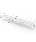 Mesa de formación en LINEA 420X60 CMS. Mejor calidad y precio.