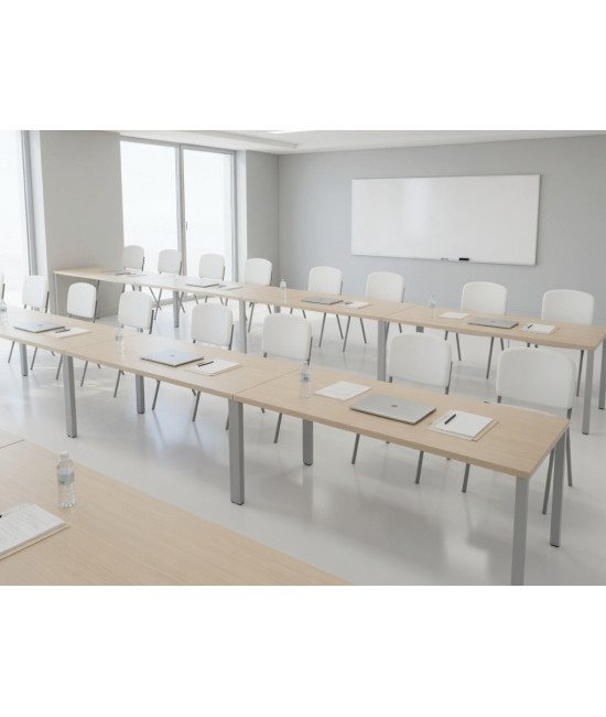 Mesa de formação em LINHA 560x60 cm. A melhor relação qualidade-preço.