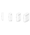 【Taquilla ropero de 30 cms-1 puertas】Mejor Calidad y Precio