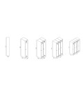 【Taquilla ropero de 30 cms-3 puertas】Mejor Calidad y Precio