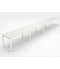 4 Mesas OFIPLUSS MODERN EN LINEA 560x60 cms. Mejor calidad y precio.