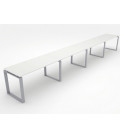 4 Mesas OFIPLUSS MODERN EN LINEA 560x60 cms. Mejor calidad y precio.