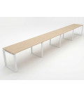 4 Mesas OFIPLUSS MODERN EN LINEA 560x60 cms. Mejor calidad y precio.