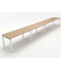 4 Mesas OFIPLUSS MODERN EN LINEA 560x60 cms. Mejor calidad y precio.