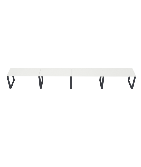 4 Mesas OFIPLUSS MODERN EN LINEA 560x60 cms. Mejor calidad y precio.