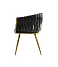 Sillón tapizado en tejido velvet, KING
