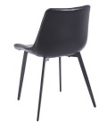 Silla tapizada en similpiel MADRIGAL
