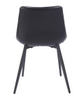 Silla tapizada en similpiel MADRIGAL