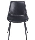 Silla tapizada en similpiel MADRIGAL