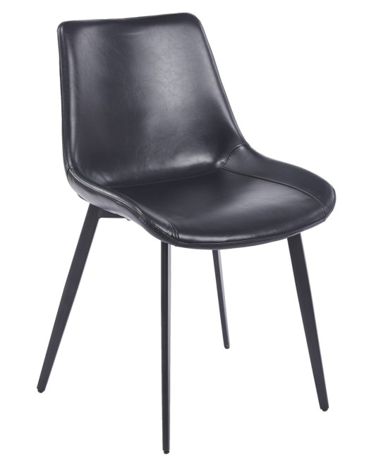 Silla tapizada en similpiel MADRIGAL