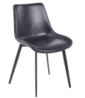 Silla tapizada en similpiel MADRIGAL