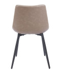 Silla tapizada en similpiel MADRIGAL