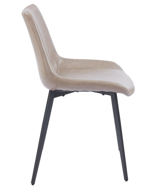 Silla tapizada en similpiel MADRIGAL