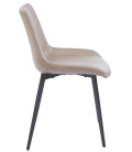 Silla tapizada en similpiel MADRIGAL