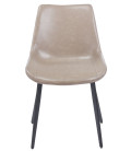 Silla tapizada en similpiel MADRIGAL
