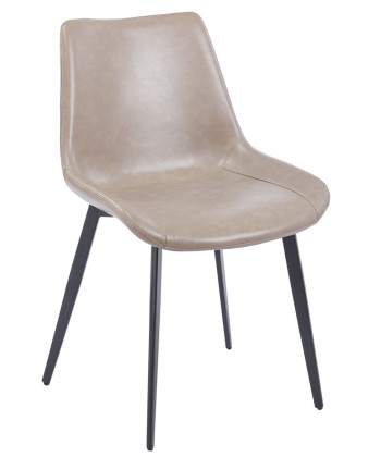 Silla tapizada en similpiel MADRIGAL 2