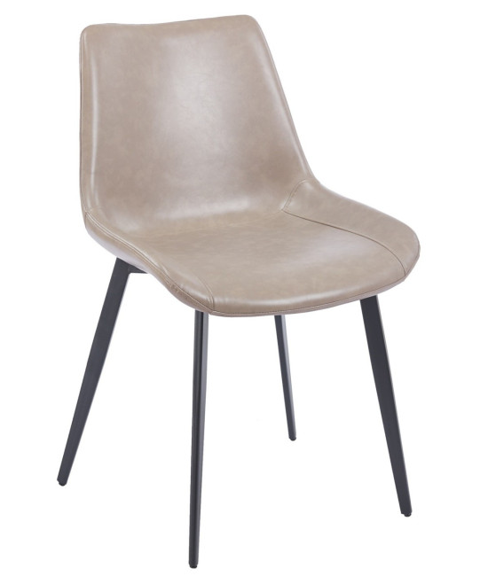 Silla tapizada en similpiel MADRIGAL