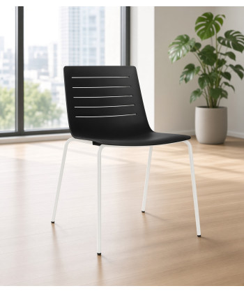 Silla de polipropileno Skin, Silla de 4 patas, Mejor calidad