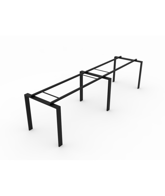 2 Mesas OFIPLUSS MODERN EM LINHA 280 x 60 cm