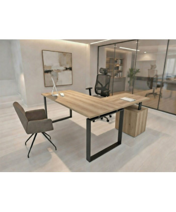 Mesa de oficina OFIPLUS MODERN con ALA y SOPORTE CAJONERA ML