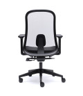 Silla giratoria, respaldo de malla, LUCENA. Mejor calidad y precio