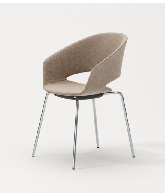 Silla confidente , tapizada, DALIA 4P. Mejor calidad y precio