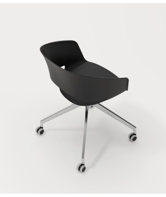 Silla giratoria, de polipropileno DALIA. Mejor calidad y precio.